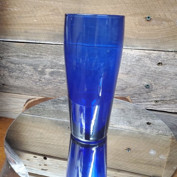 Vintage Dining Cobalt Blue Highball Glass Vintage Poshmark